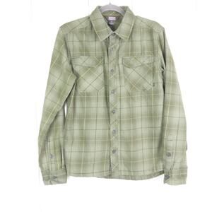 Outdoor Research Flannel Shirt Mens SZ S Plaid Tartan Hiking Gorpcore Utility